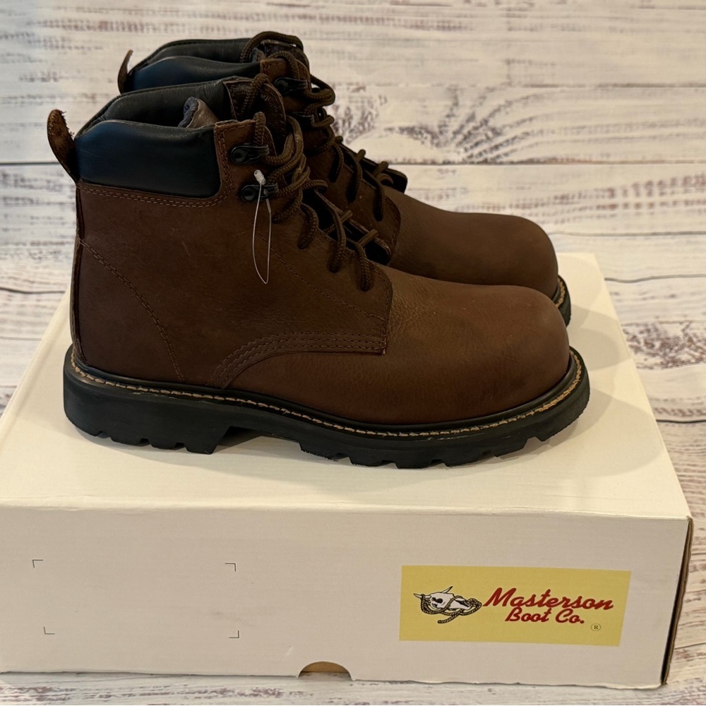 NEW Masterson Mens 7EW Composite Toe Safety Boot RBG411. EH Rating ASTM F2413-18